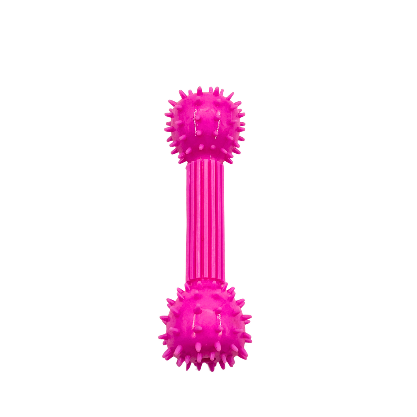 Petblush Dumbell Spikey 5.5 Inch Rubber Dog Toy