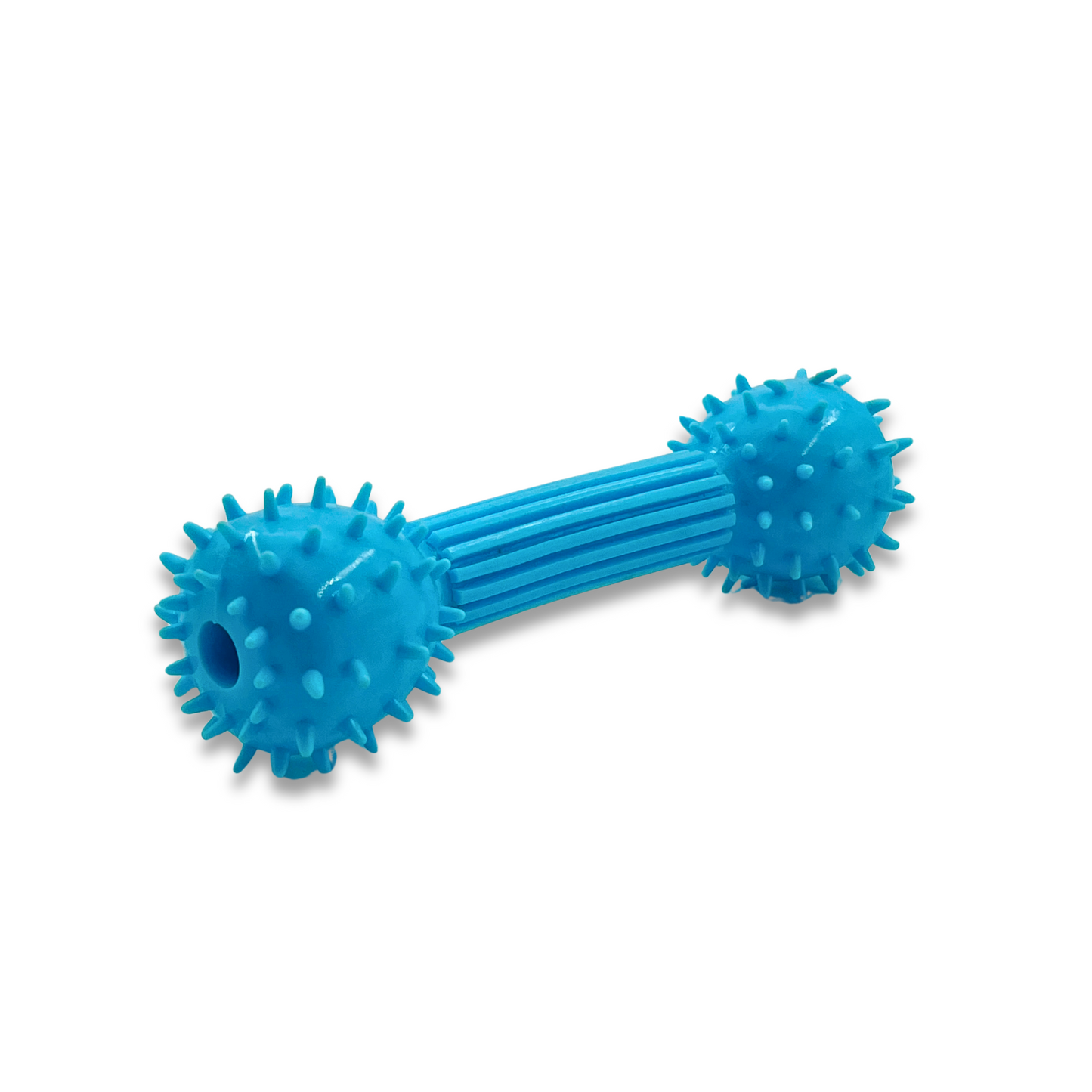 Petblush Dumbell Spikey 5.5 Inch Rubber Dog Toy