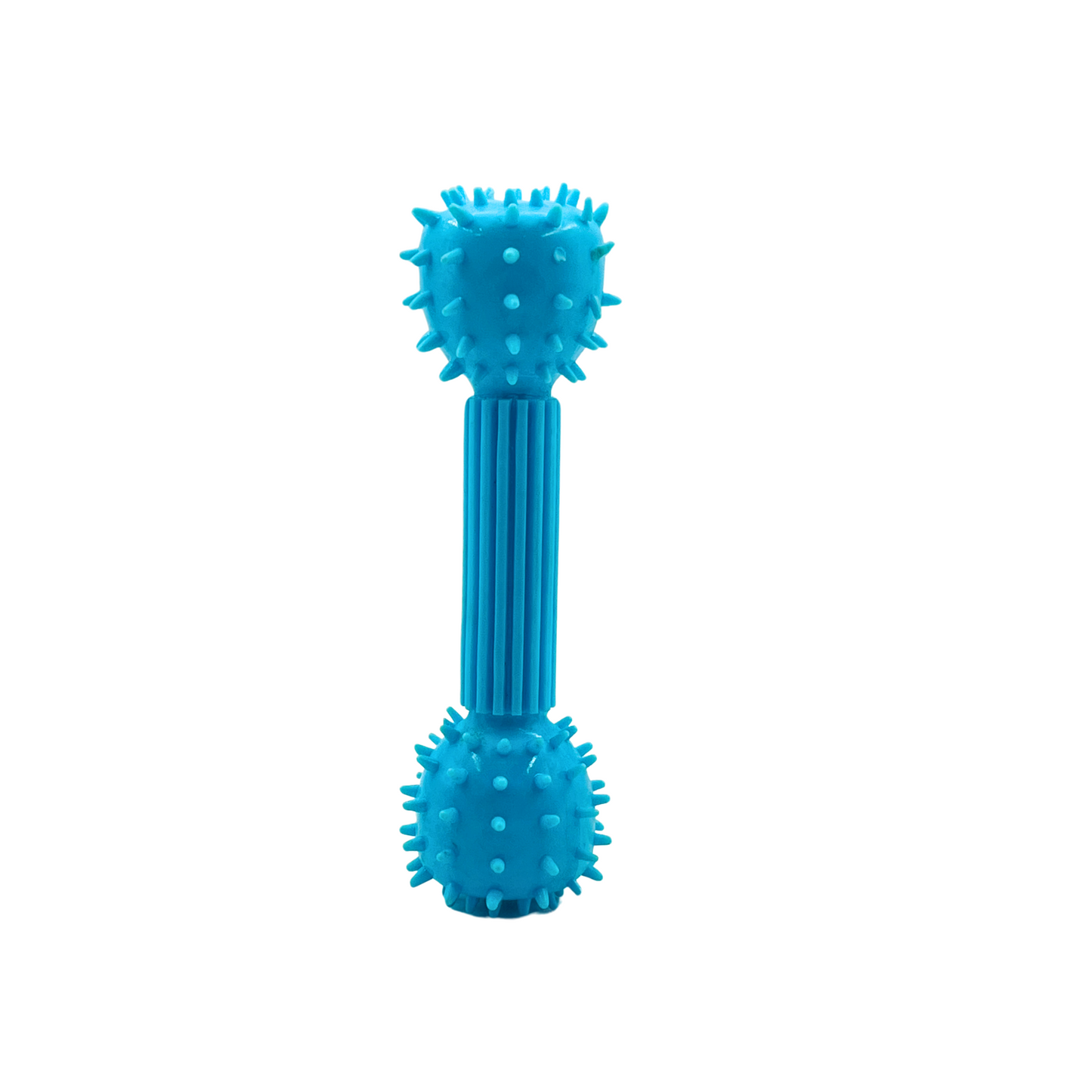 Petblush Dumbell Spikey 5.5 Inch Rubber Dog Toy