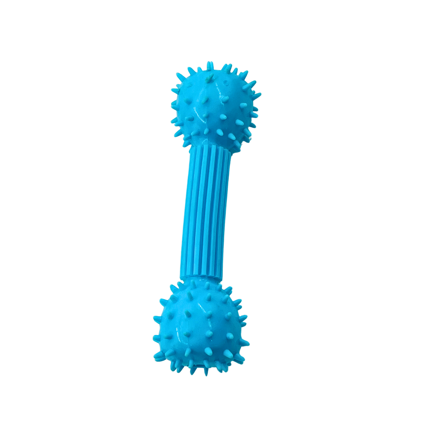 Petblush Dumbell Spikey 5.5 Inch Rubber Dog Toy
