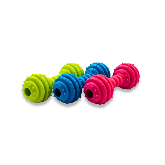 Petblush Rattle Sound Dumbel 5inch Dog Toy