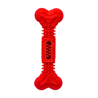 Petblush 5.5 Inch Spiked Bone Rubber Chew Toy for Dogs