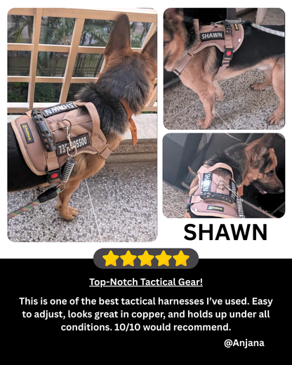 Petblush Tactical Harness for Dogs