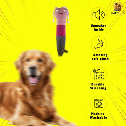 Petblush Sassy The Snail Plush Toy for Dogs